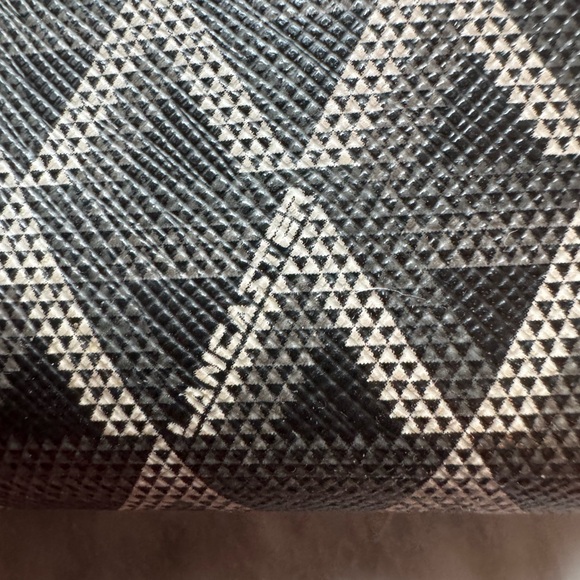 Lancaster Paris PM Ikon Black & Gray Zipper Organizer Wallet - Picture 6 of 8